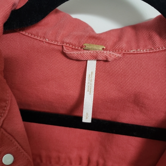 FREE PEOPLE Salmon Trucker Jacket - Picture 5 of 7